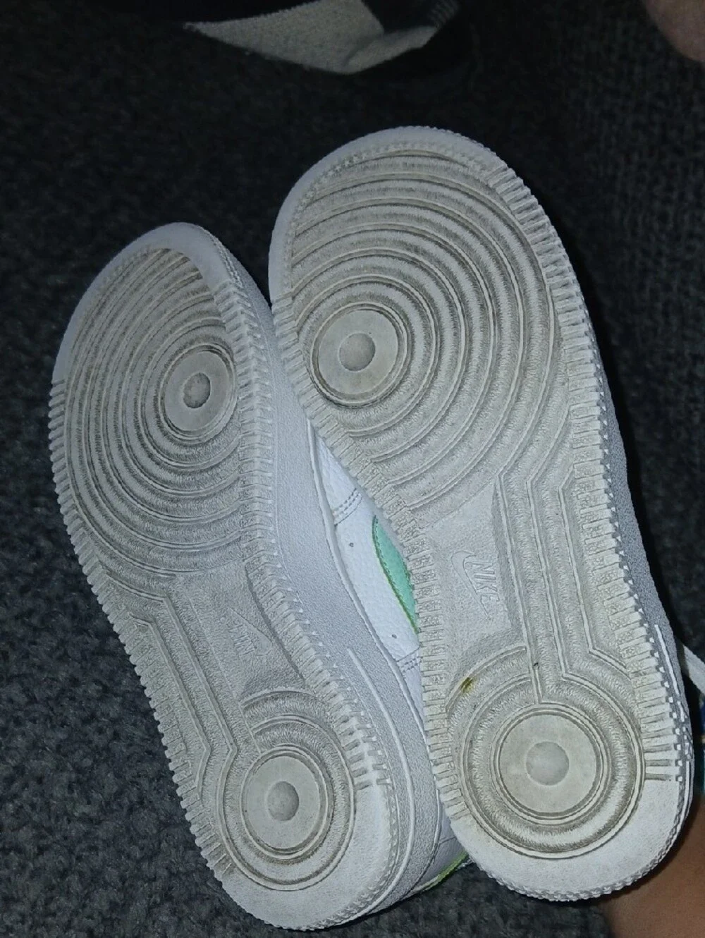 Nike Airforce 1 with Mint Green Swoosh